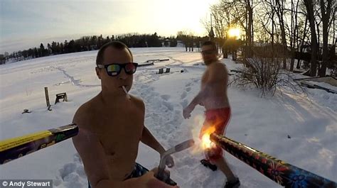friends attach fireworks to drone then hunt each other down in video daily mail online
