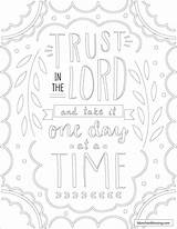 Coloring Pages Trust Printable Printables Lord God Time Sheets Still Am Bluechairblessing Adult Words Know Bible Soul Word sketch template