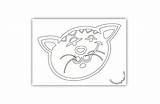 Coloring Tabby Bored Tomcat Pages Cat Cats sketch template