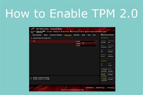 enable tpm   bios dell asus lenovo hp  minitool