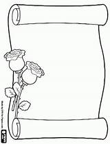 Coloring Pages Para Borders Parchment Decorated Flowers Scroll Mother Mothers Paper Templates Es Printable Choose Board Oncoloring Border Desenho Ideias sketch template