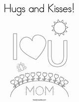 Coloring Daddy Mommy Hugs Kisses Happy Mother Mom Dad Mothers Favorites Login Add Father Print Twistynoodle sketch template