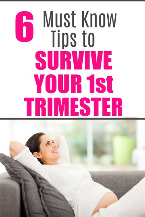 6 pregnancy tips to survive your first trimester