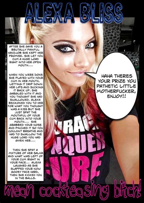 wwe sexy slut alexa bliss captions by me celebrity porn nude fakes porn