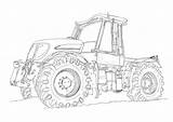 Fendt Kleurplaat Deutz Traktor Ferguson Trekker Massey Fahr Harvester Grain Malvorlage sketch template