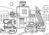 Coloring Fire Pages Station Lego Sheets Printable Duplo Kids Firetruck Truck City Para Colouring Fireman Boys Choose Board School sketch template