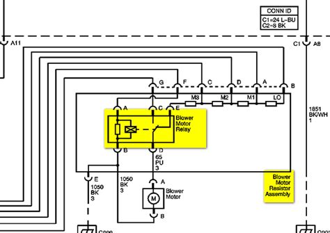qa  chevy silverado blower motor relay location wiring diagram