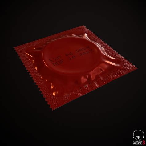 3d asset condom model cgtrader