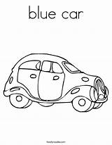 Blue Coloring Car Worksheet Noodle Twisty Built California Usa Twistynoodle Cursive sketch template