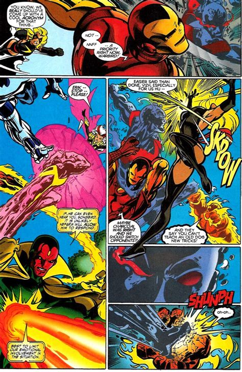 Namor And Iron Man Vs Vision And Wonder Man Battles