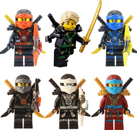 Lego® Ninjago™ Ninja S Set Of 6 Lloyd Nya Zane Cole Jay Kai