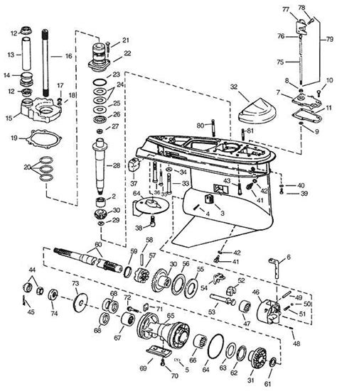 ultimate guide  understanding omc outdrive parts  diagram breakdown