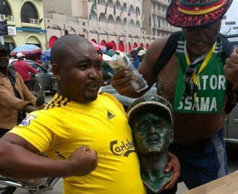 André Blaise Essama Le Camerounais En Guerre Contre La Statue D Un