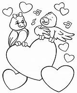 Valentine Valentines Clipart Happy Coloring Cliparts Clip Library Pages Beowulf sketch template