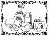 Forklift Coloring Pages Drawing Getdrawings Popular Getcolorings sketch template