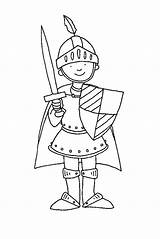 Knight Coloring Pages Knights Colouring Friendly Castle Crafts Kids Castles Fairy Ritter Kindergarten Moyen Tale Chevalier Chateau Mike Costume Age sketch template