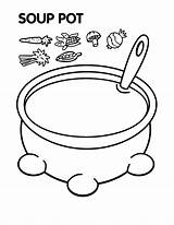 Pot Stew Activities Soep Wombat Kolorowanki Tekenen Soups sketch template