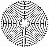 Labyrinth Chartres Prayer Chartre Eleven Circuits Style Church Ancient sketch template