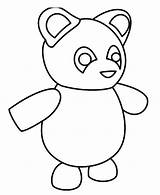 Adopt Coloring Pages Panda Roblox Printable Print Bear Kids Kangaroo Owl sketch template