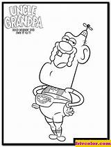 Grandpa Uncle sketch template