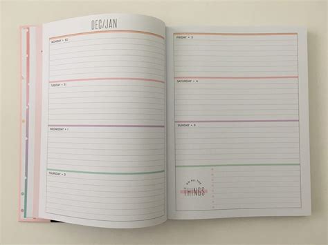 happy planner book bound review dashboard vertical  horizontal weekly layouts