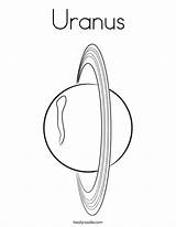 Uranus Coloring Pages Twistynoodle Planet Color Solar System Planets Colouring Space Kids Print Sheets Printable Sun Outline Template Jupiter Lip sketch template