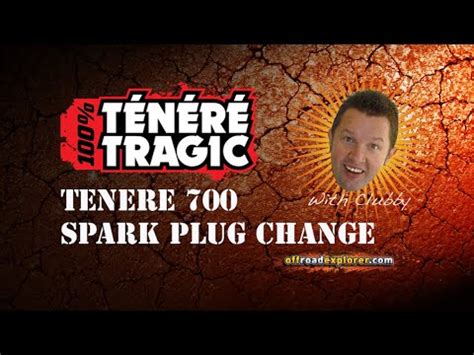 tenere  spark plug change youtube