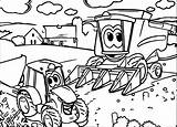 Traktor Deere Kombajn Kolorowanka Kolorowanki Traktory Druku Trattori Getcolorings Auta Equipment Trattorini Wydruku Drukowanka Animati Cartoni sketch template