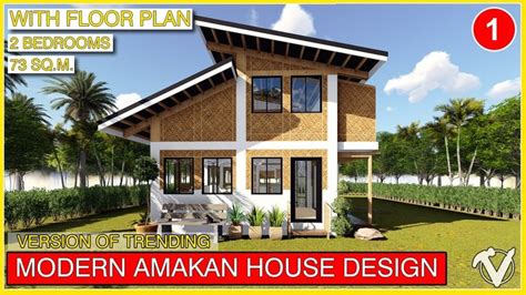 modern amakan house design  amakan  concrete wood house design simple house design