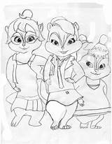 Chipettes Coloring Pages Printable Alvin Chipmunks Kids Sheets Colouring Brittany Jeanette Cartoon Color Bestcoloringpagesforkids Eleanor Bear Teddy Print Visit Getcolorings sketch template