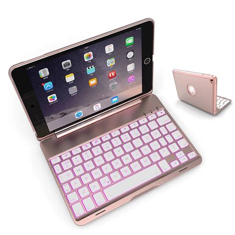 ipad mini  wireless bluetooth keyboard case  ipad mini  tablet aluminum alloy stand