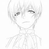 Butler Phantomhive Ciel Michaelis sketch template