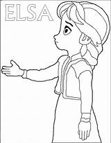 Elsa Stampare Disney Anna Giochi Ghiaccio Regno sketch template