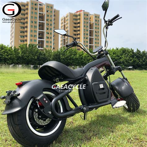 big power electric scooter  ah lithium battery citycoco chopper style  fast charger