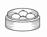 Pork Coloring Pages Getcolorings Buns sketch template