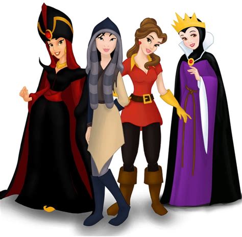 Jasmine Mulan Belle And Snow White These Disney Princesses Gone