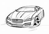 Jaguar Car Sketch Xe Sketches Cars Auto Concept Segment Revisits Compact Formtrends Audi Paintingvalley Side Type Automobile Visit sketch template