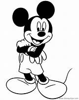 Mickey Mouse Arms Coloring Crossed Pages Disneyclips Misc Standing His sketch template