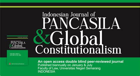 Indonesian Journal Of Pancasila And Global Constitutionalism
