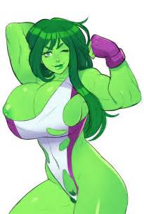 rule 34 areolae breasts female female only green skin greenmarine