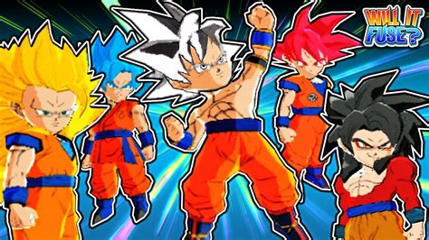 All Goku Forms Team Up Dragon Ball Fusions 3ds Gameplay