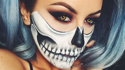 Halloween Skull Makeup Chrisspy Youtube