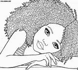 Colorir Barbie Negra Afro Desenhos Bonecas Negras Malvorlagen Menina Etnia Riscos Afroamerikaner Africanas Adulto Afrikanische Cacheadas Portrait Getcolorings Colorings Kleurplaat sketch template