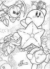 Kirby Coloring Pages Knight Meta Dreamland Return Print Commission Flight Deviantart Popular Coloringhome Cartoon sketch template