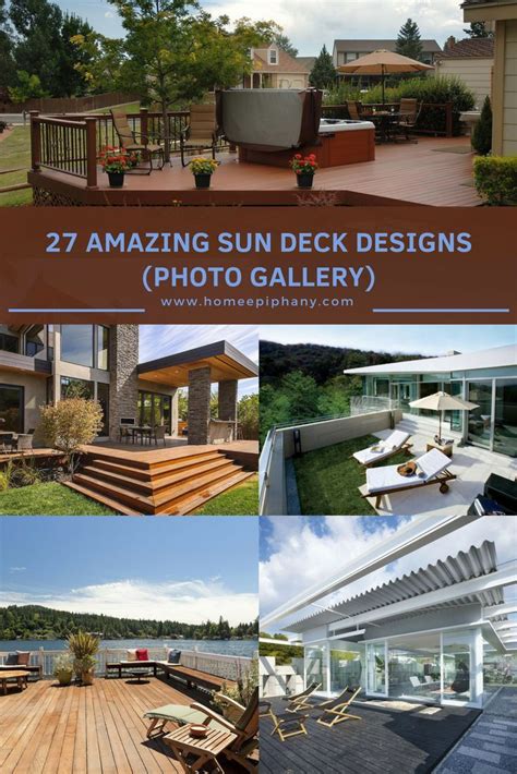 amazing sun deck designs deck design house design design