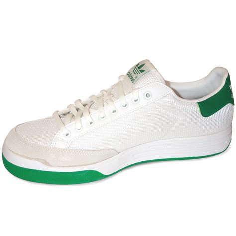 adidas rod laver super tennis shoes whitegreen world footbag