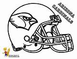 Coloring Football Pages Cardinals Arizona sketch template
