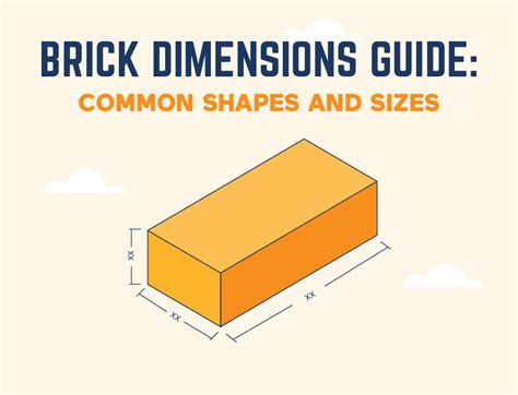 brick dimensions guide common shapes  sizes bigrentz brick