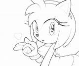 Sonic Coloring Amy Pages Rose Girl Surfing Characters Generations Library Clipart Popular Coloringhome Hammer Giant sketch template