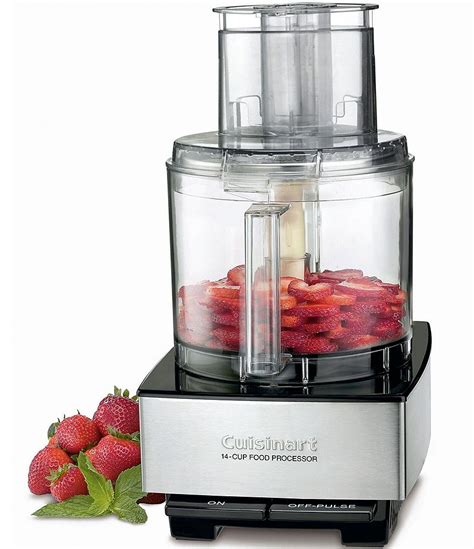 cuisinart custom  cup brushed stainless food processor dillards